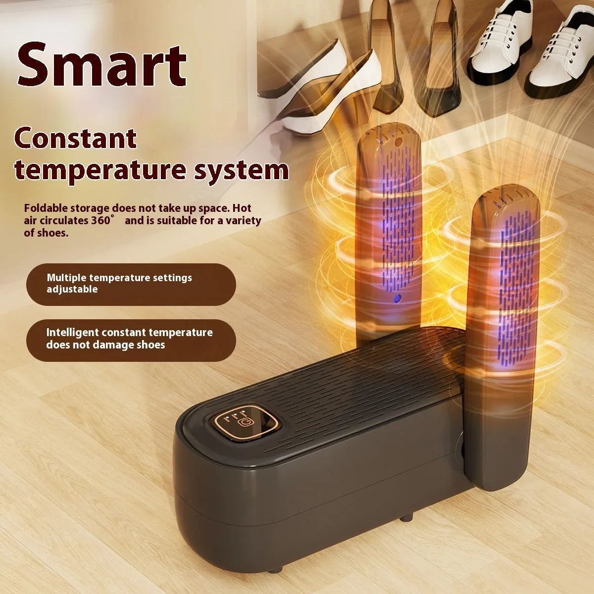 D4 automatic shoes dryer machine with intelligent timer for footwear drying