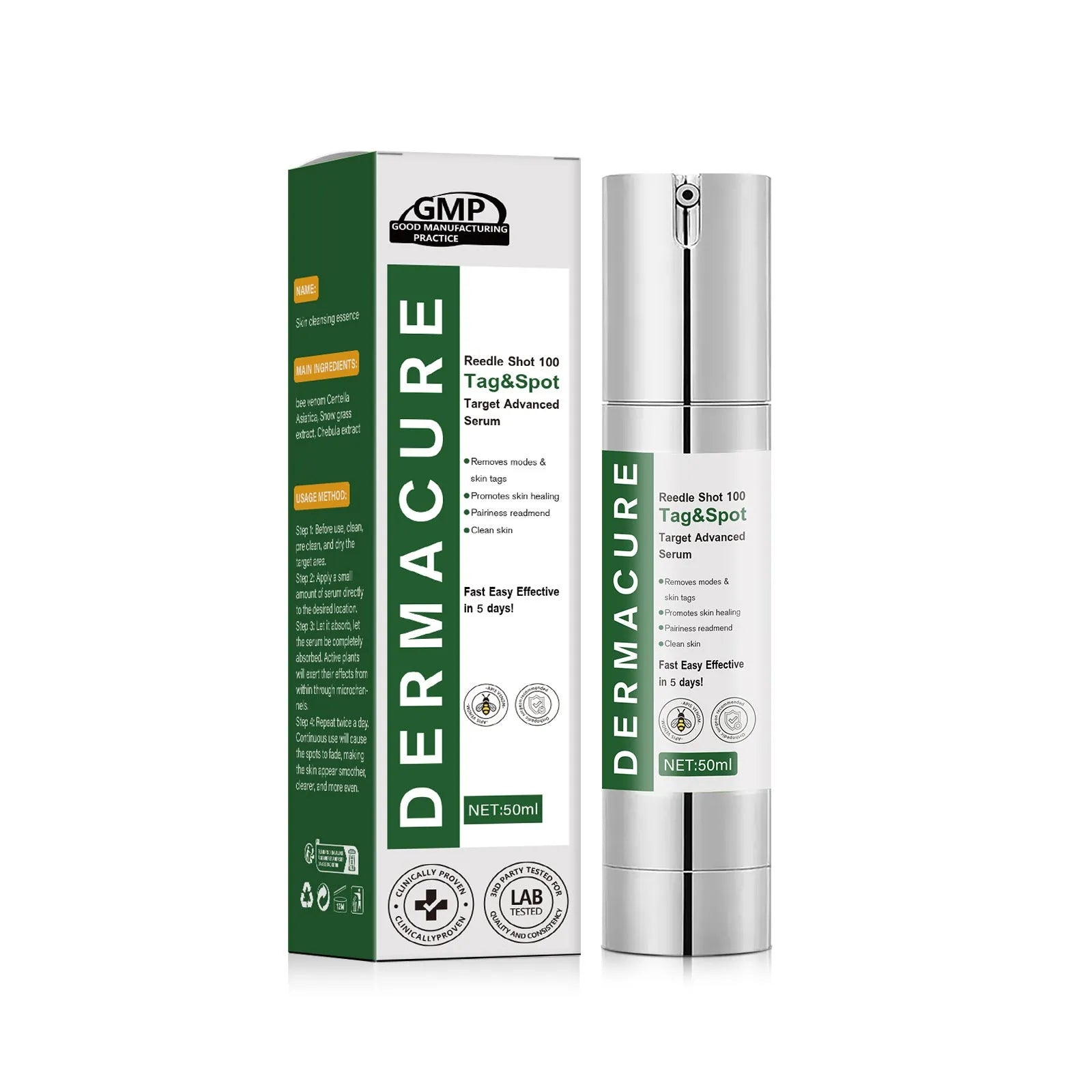 50ml bottle of gentle facial cleansing solution for daily skin care