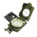 K4074 high-precision professional metal outdoor compass with hanging rope and ring.