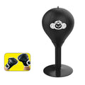 Tabletop boxing speed ball with 12cm inflatable sphere on suction cup base for office stress relief