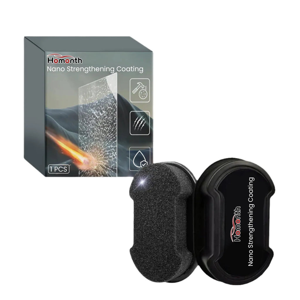 Car cleaning sponge mop for windshield and automotive glass brightening applications