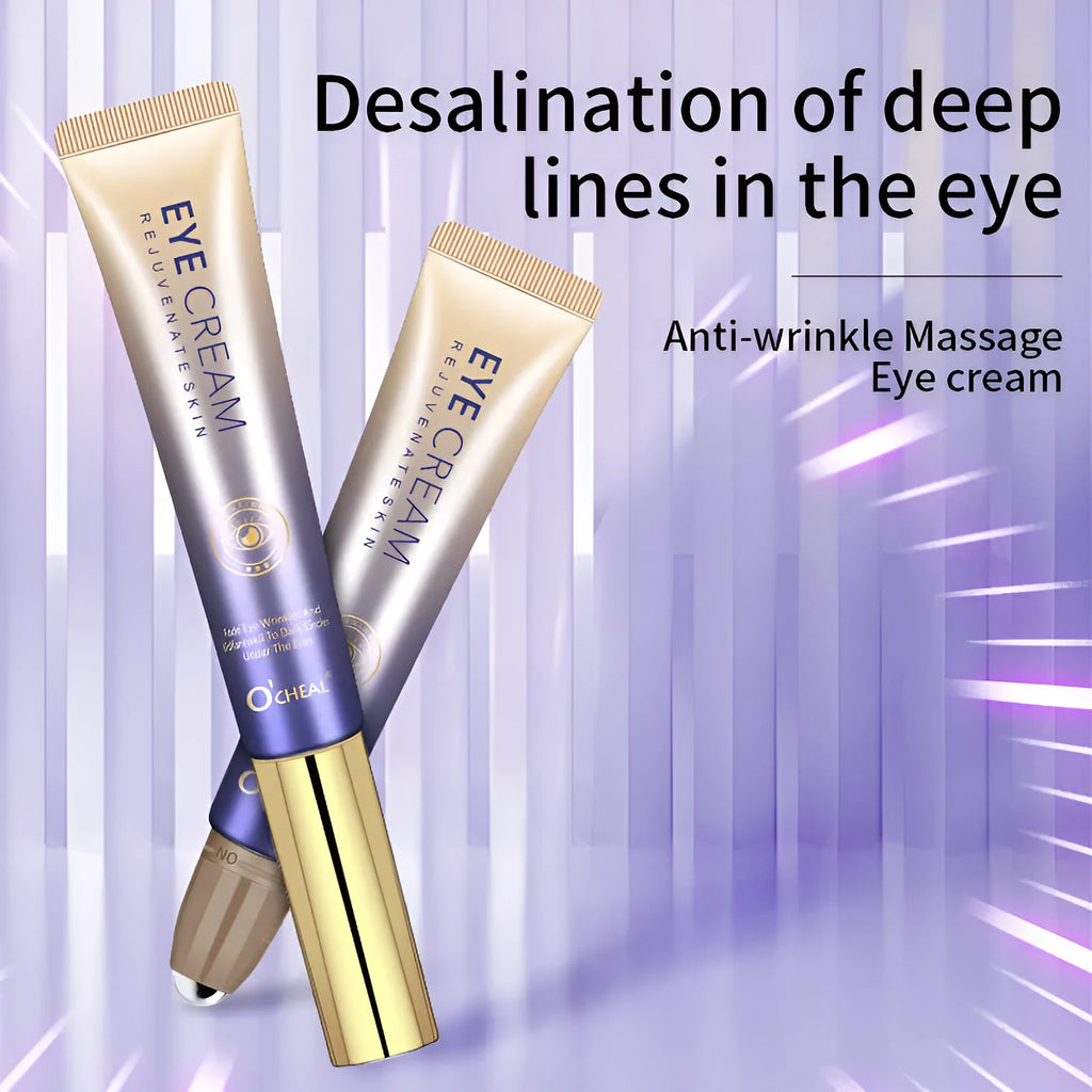 Jar of Ball Brightening Eye Cream with hyaluronic acid for dark circles and puffiness.