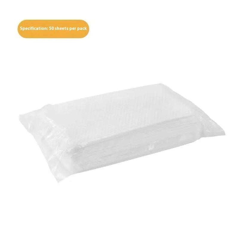 Rotatable washcloth mop cleaning brush in ABS, 15 x 5.5 x 19.5cm, grey or orange, with 50 replacement cloths