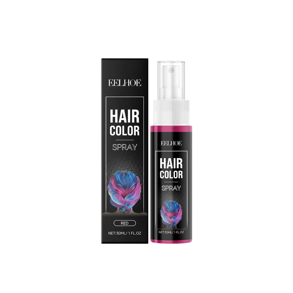Red temporary hair spray 30ml bottle for party, cosplay and festival hair colour