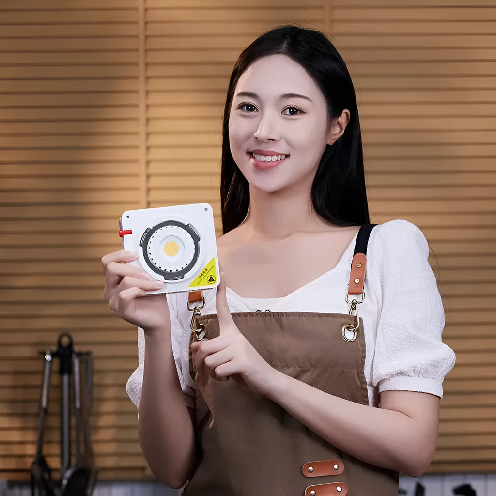 Shenniu ML100Bi professional photography LED fill light kit with lenses, bracket and storage bag