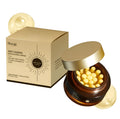 50g pot of Retinol Capsule Moisturising Cream with visible yellow balls embedded in the cream.