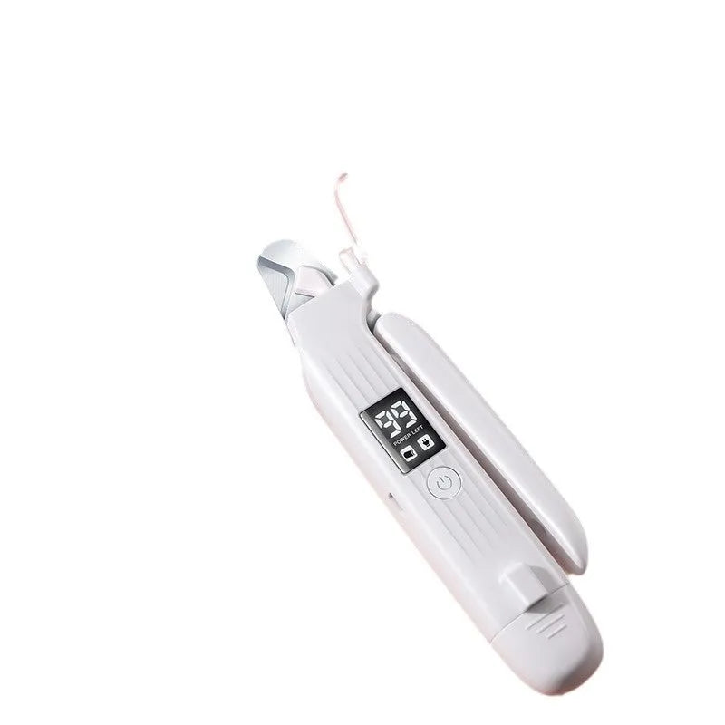 White HZ8 pet nail clippers with grinder for dog grooming at home