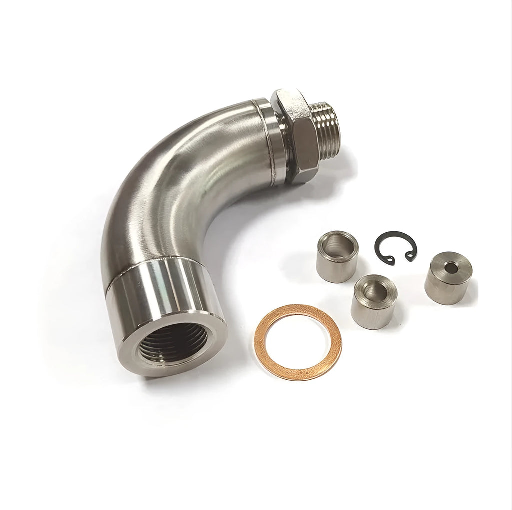 Brass M18 automotive temperature sensor adapter with JXSS028 model code