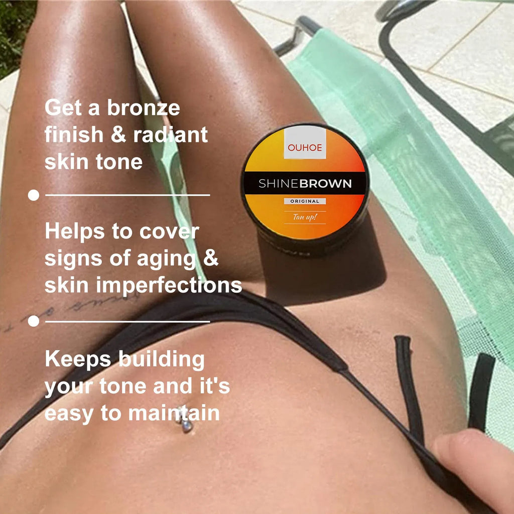 Intensive Tanning Luxe Gel Body Tanning Cream and After Sun Repair Aloe Vera Gel Set in 50g and 100g sizes