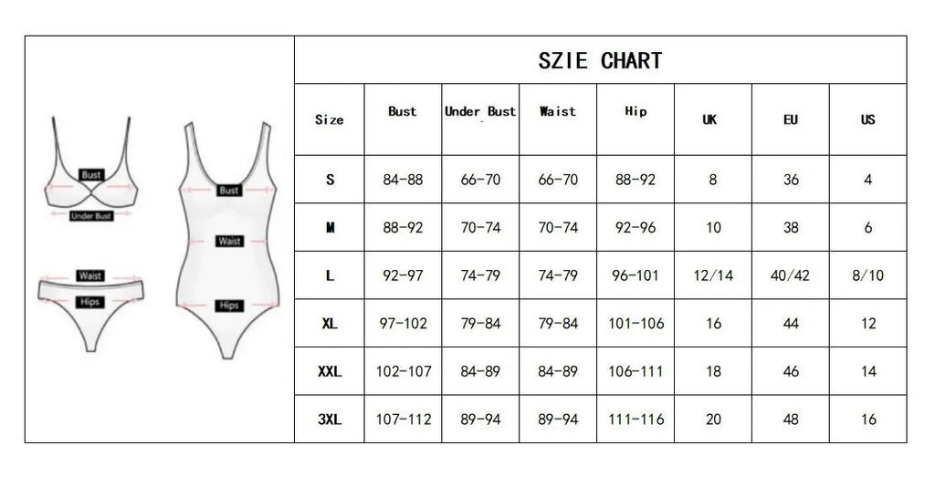 Women's denim blue bikini set with adjustable straps, showing front and back views on mannequin