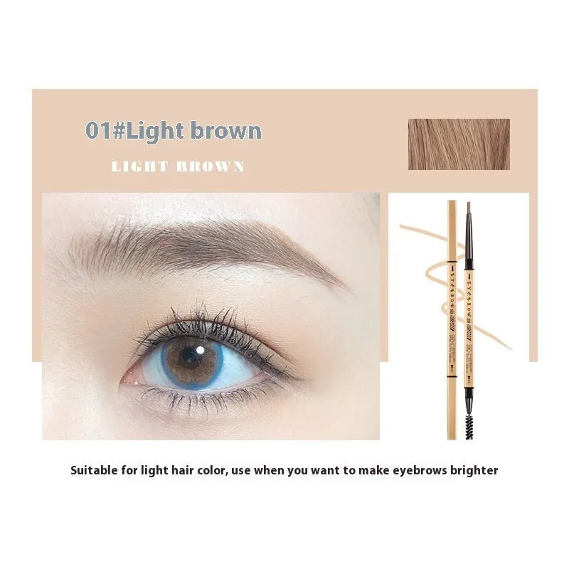 Small Gold Chopsticks ultra-fine eyebrow pencil in five colour options for precise brow definition