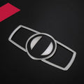 Silver BMW headlight frame decorative strip for 5 Series 7 Series X3 X4 interior dashboard