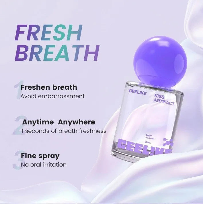 20ml probiotic oral care spray bottle with spray mechanism, compact portable design
