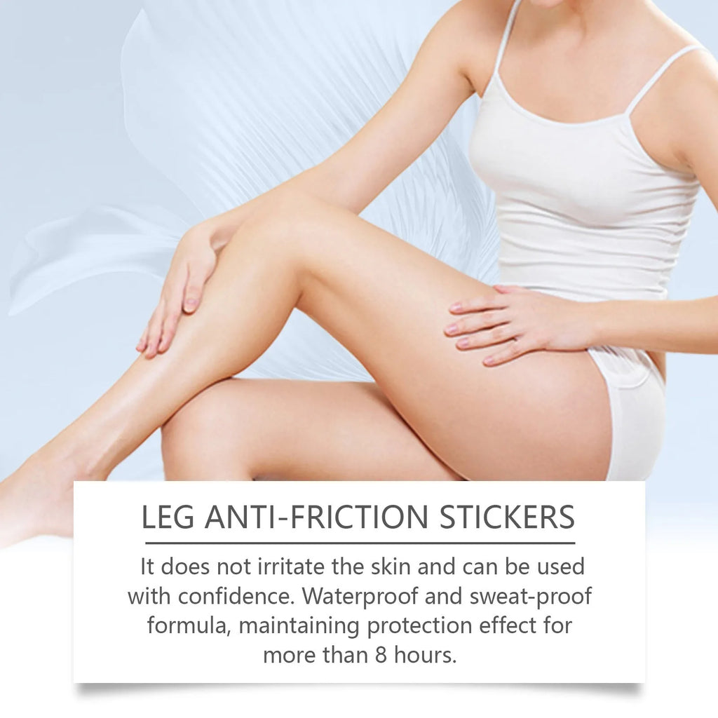 Leg anti-wear paste tube with glycerin and hyaluronic acid for skin chafing prevention in 10-piece pack