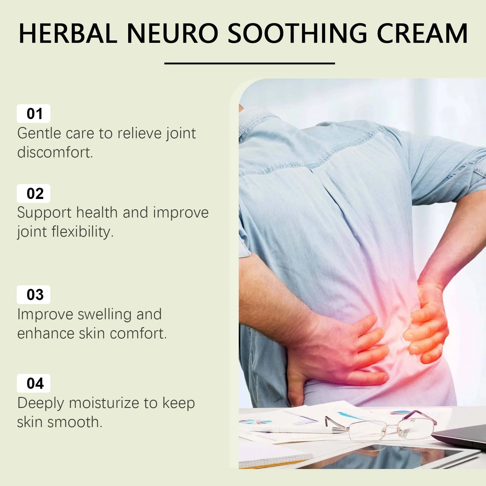 100g jar of external body care cream with Arnica, pepper and mugwort extracts