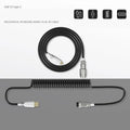 Type-C detachable mechanical keyboard cable in multiple colours with USB connector
