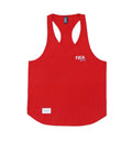 Men's cotton fitness vest in various colours for summer running and training activities