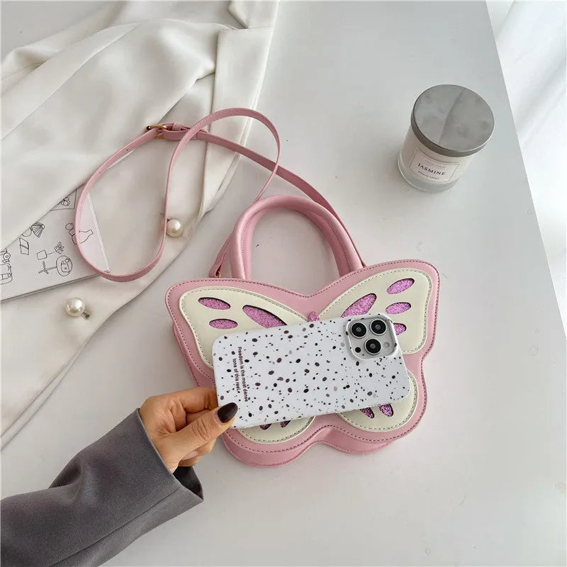 Square crossbody bag in PU material with contrast colour detailing, dimensions 27cm by 14cm