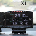 X1 Automotive OBD diagnostic instrument with 10mm metal housing and English interface display