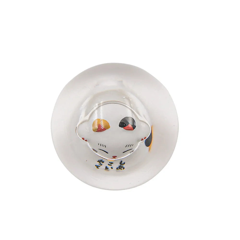 JDM lucky cat acrylic gear head with three adapters in sizes 8 x 1.25, 10 x 1.5, and 10 x 1.25 for general vehicle models