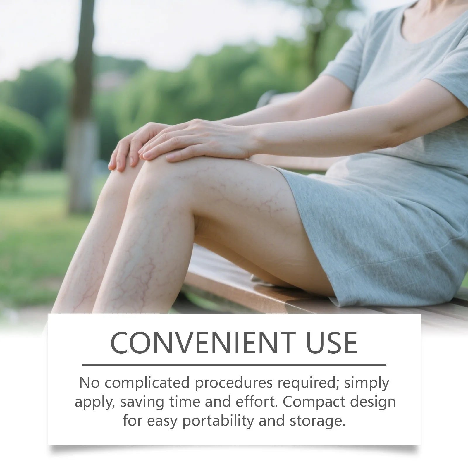 Pack of 12 plant-based leg care patches for muscle relief and circulation.