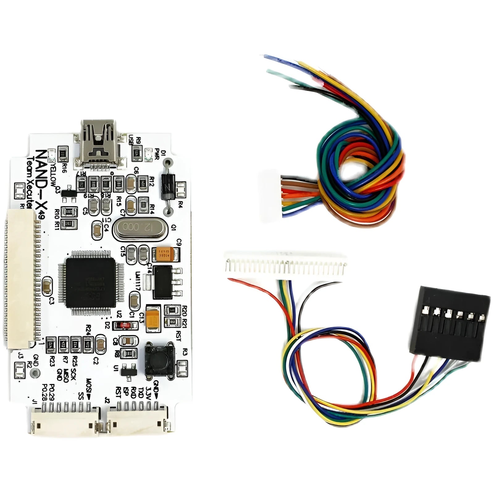 Simplified Xbox 360 brush chip tool kit with USB cable for console modification