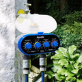 Intelligent irrigation automatic watering device dual timed controller for garden plants