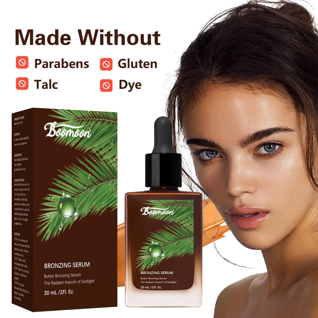 Bronze Black 30ml lash extension care solution bottle