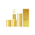 Compact gold foil nourishing lipstick in a square case, showing the bullet with subtle colour.