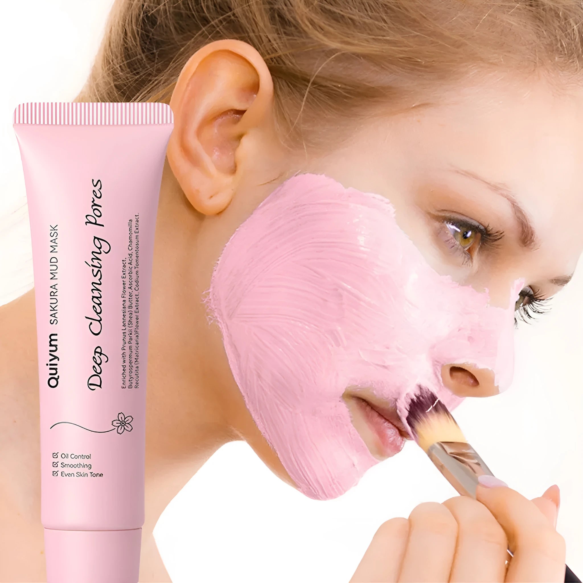 Cherry blossom mud mask 30g facial treatment product showing packaging