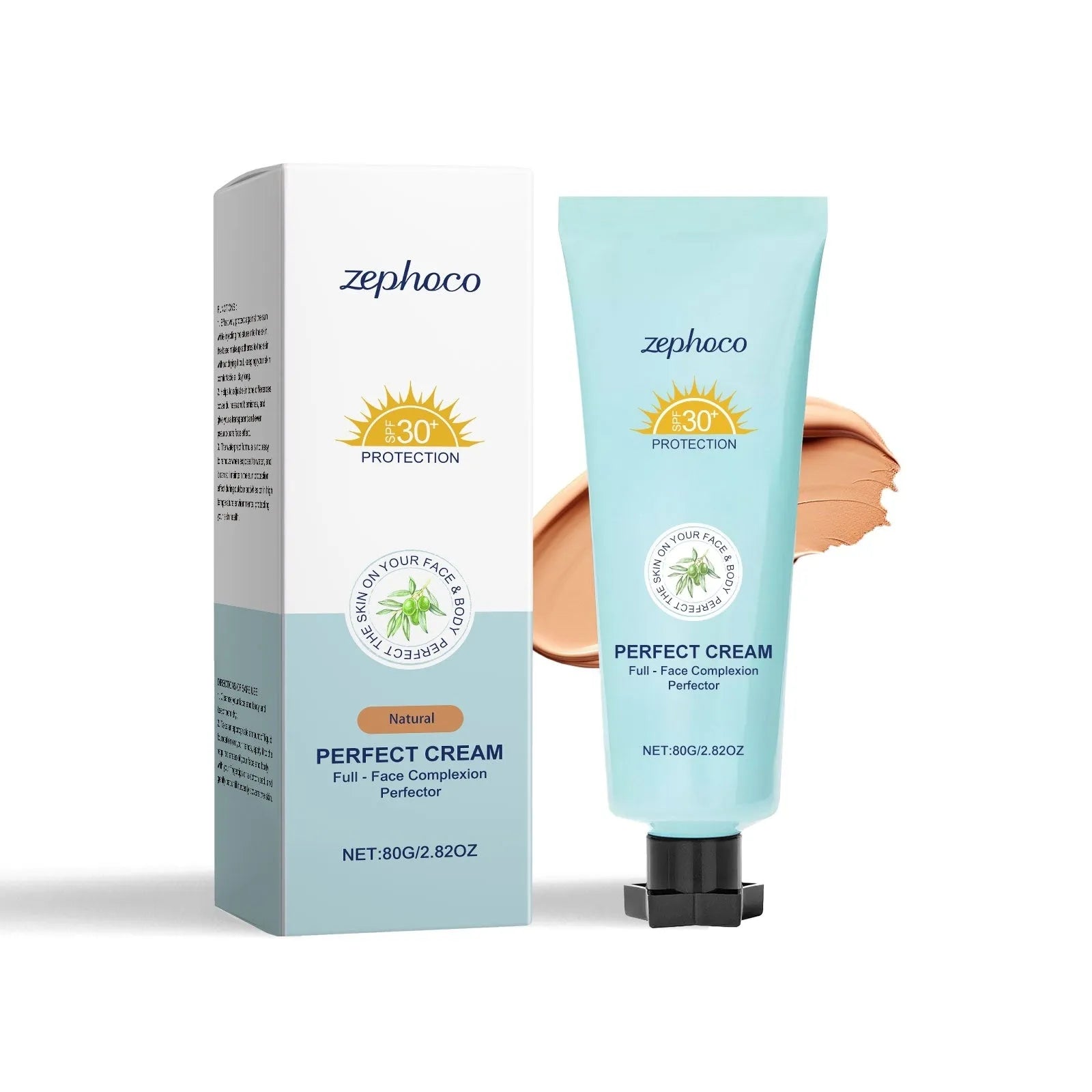 Curdling Sunscreen Moisturising Liquid Foundation bottle with SPF 30, hyaluronic acid, and aloe extract