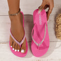 Women's flannel sandals in black, beige or pink colours with PVC soles in casual style