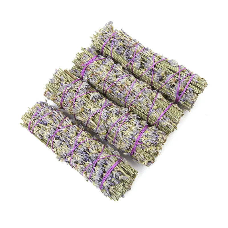 4-inch natural dried flower aromatherapy stick with lavender scent for air freshening