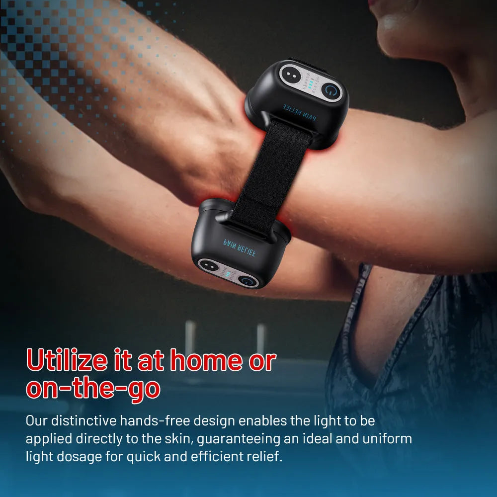 Black adjustable shoulder pad physiotherapy instrument with straps for joint and muscle support