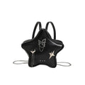 Soft PU women's mini backpack messenger bag shown in Black, Milky White, Silver, and Beige colour options.