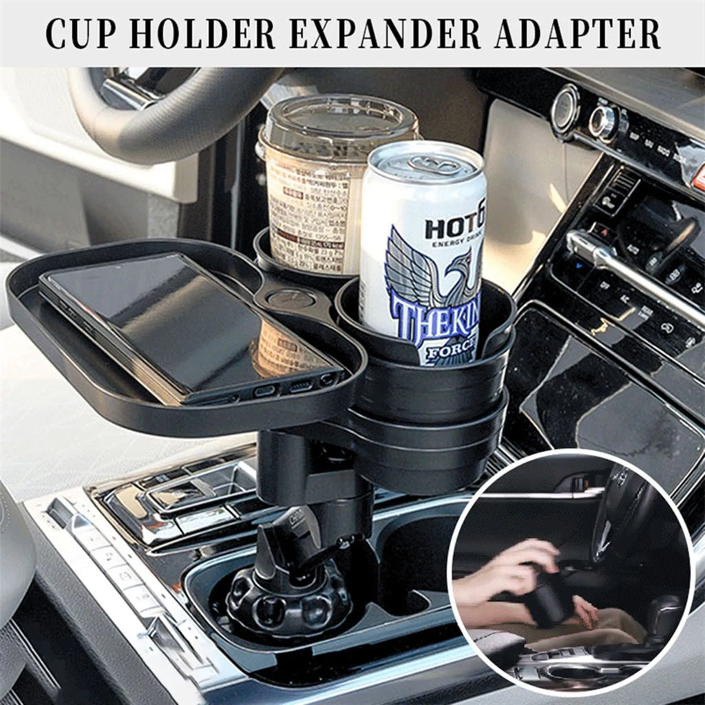 Car cup holder with wireless charging, ABS dashboard mount, 15W output, Type-C line, instrument panel use.