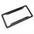 Aluminium alloy licence plate frame measuring 200x150x20mm in black, light grey, sandblasted silver or stainless steel finish