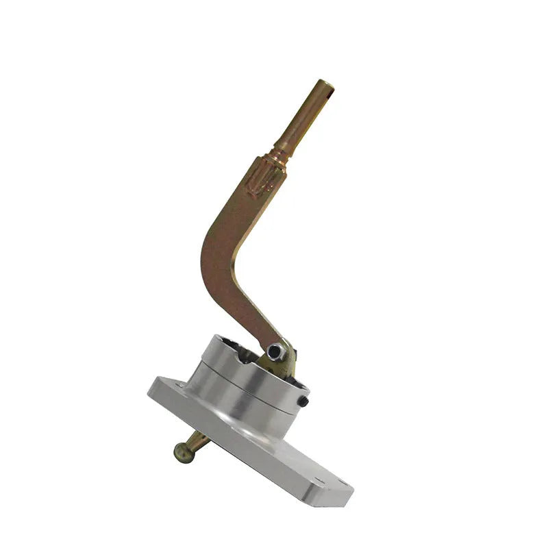 Polished silver aluminium short shift lever for Horton vehicles with mounting hardware