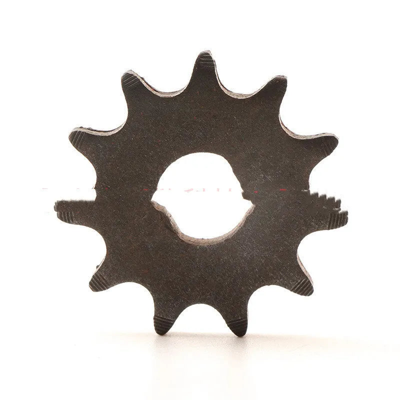 Cast iron motorcycle 11 gear with non-circular design for 25hT8F chain reduction systems