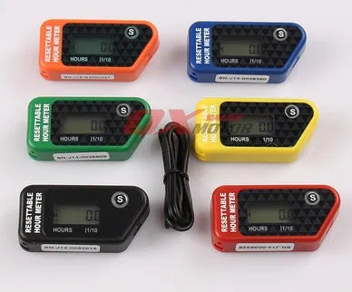 YSDS black electronic timer with LCD display for engine maintenance scheduling