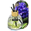Glass car perfume ornament bottle shape with loose incense function in Blue Wind Bells scent option