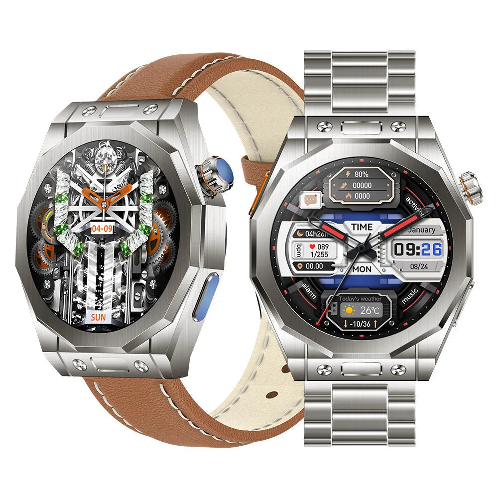 Smart watch with TFT screen and touch button, available in orange red, blue, milky white, and black, with charger and manual