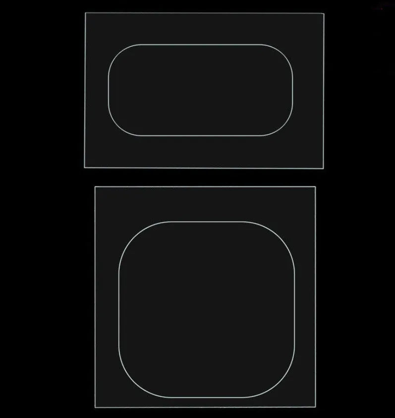 Tempered glass protective film for Samsung S7 edge and S8 phone camera lens.