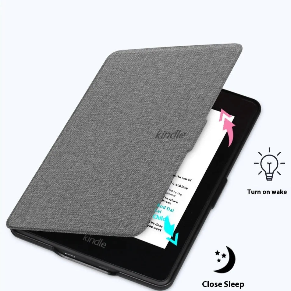 Magnetic leather case for Kindle Paperwhite in multiple colours with hard shell protection