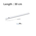 Aluminium profile LED strip light bar for cabinet and bookcase illumination in three sizes.