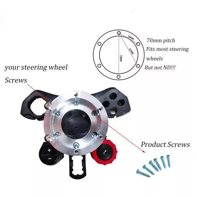 AF2901 aluminium wheel base adaptor cushion block in black or silver for game machine use