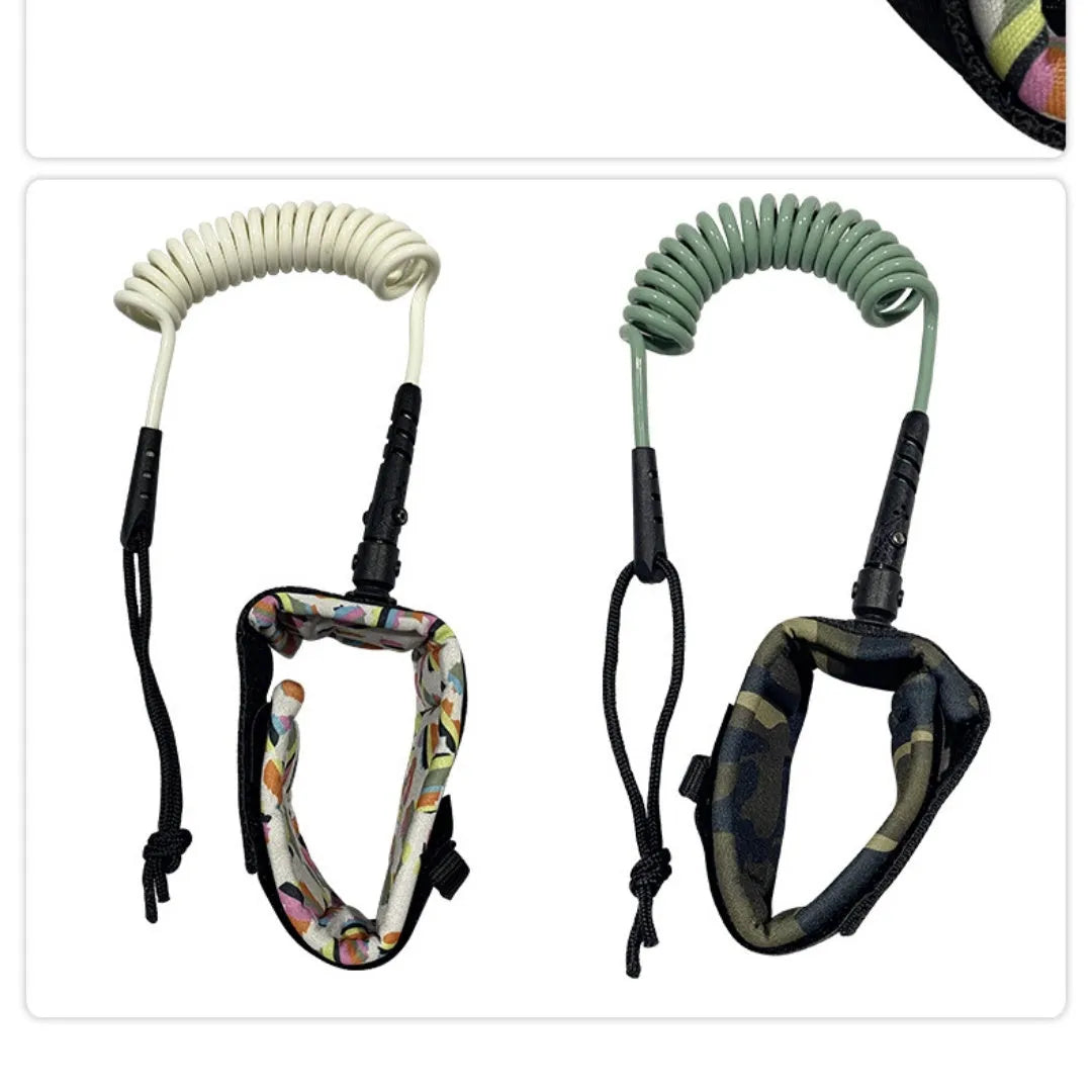 High elastic surfboard hand holding rope with 50kg tension capacity for secure board attachment