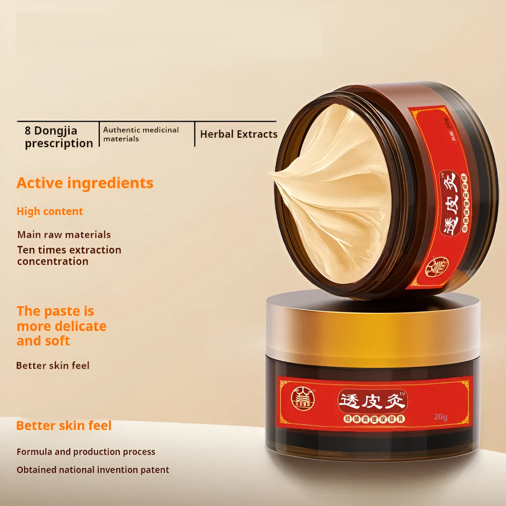 20g jar of Bestlife herb skin-penetrating moxibustion, a Baishi grass translucent analgesic ointment.