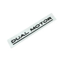 Model 3 car sticker showing 19cm by 3cm ABS plastic construction with double motor bumper design