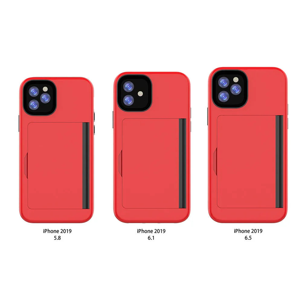 Slim mobile phone case for iPhone 11 showing dual-material construction and precise port cutouts